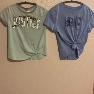 Justice Bundle of shirts 2 for $8